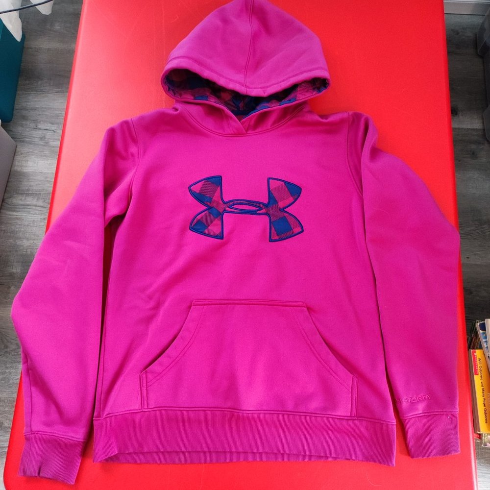 Under Armour UA Storm magenta hoodie women's size S